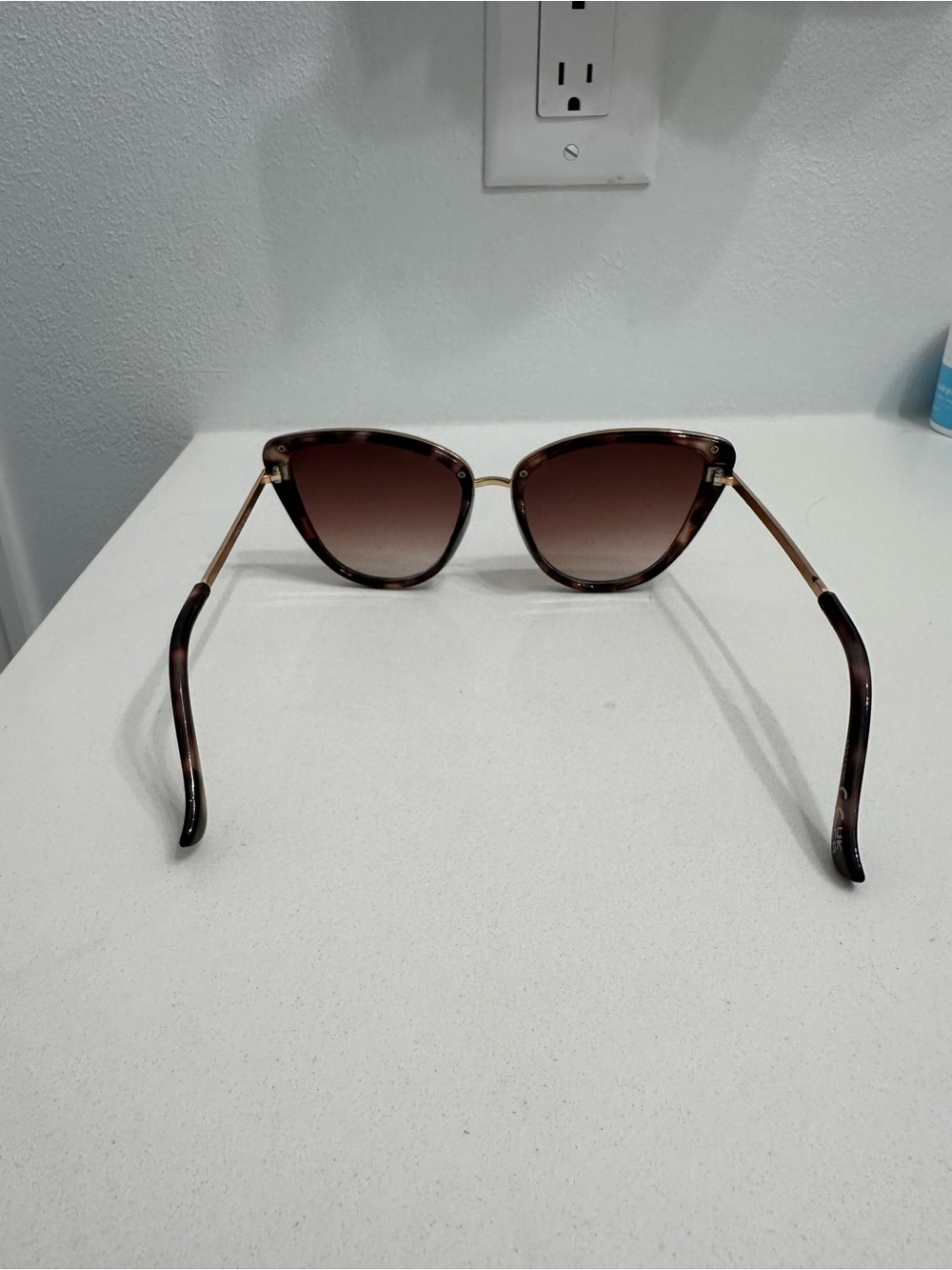 Brown Tortoiseshell Cat-Eye Sunglasses - Women Accessories - Picture 3 of 4